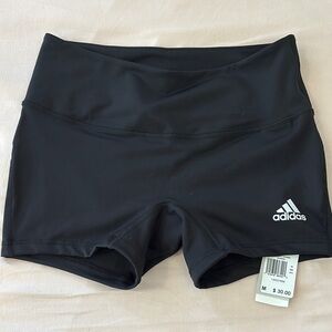 Adidas Black Athletic Compression Shorts
